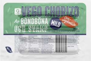 Garant Vego Chorizo av Bondböna 240g Garant