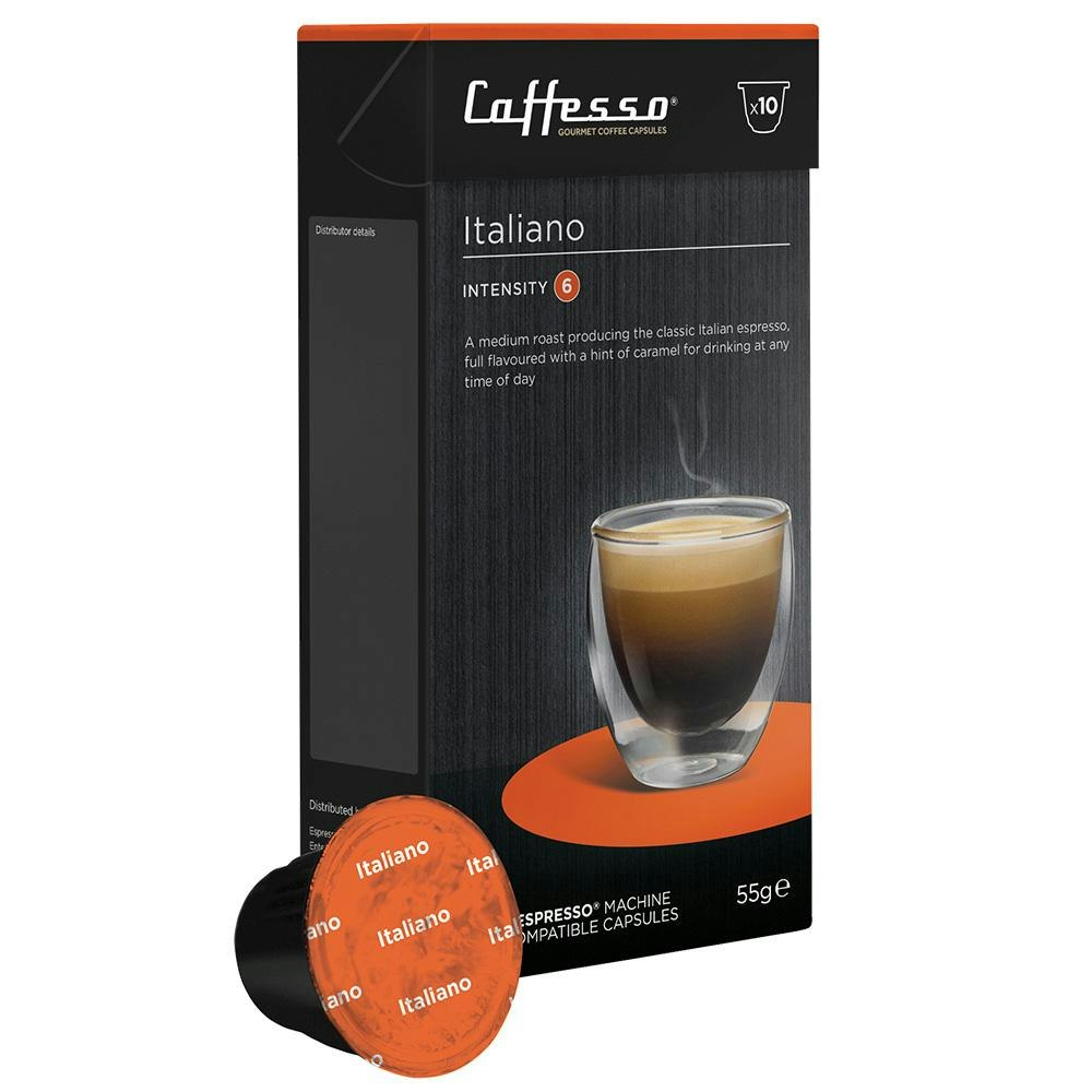 Caffesso Kaffekapslar Italiano 10-p Caffesso