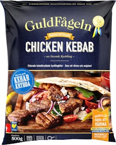 Guldfågeln Kyckling Kebab Fryst Guldfågeln