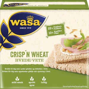 Wasa Knäckebröd Crisp'n Wheat 110g Wasa