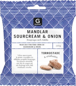 Garant Mandlar Sourcream & Onion