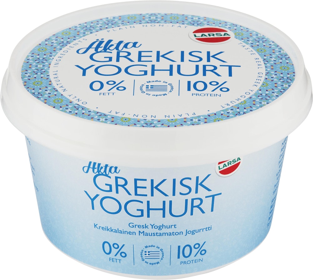 Larsa Foods Grekisk Yoghurt 0% 500g Larsa