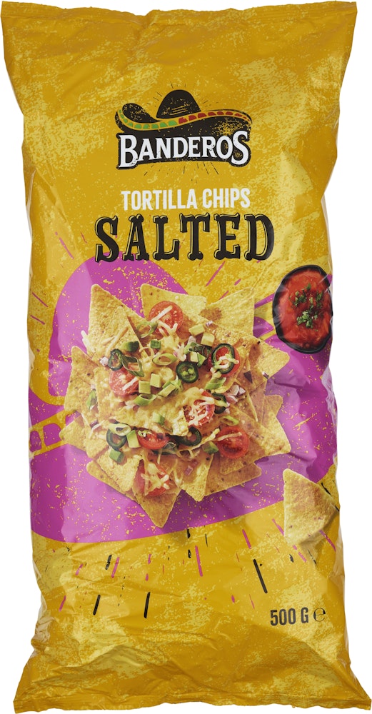 Banderos Tortilla Chips Salt