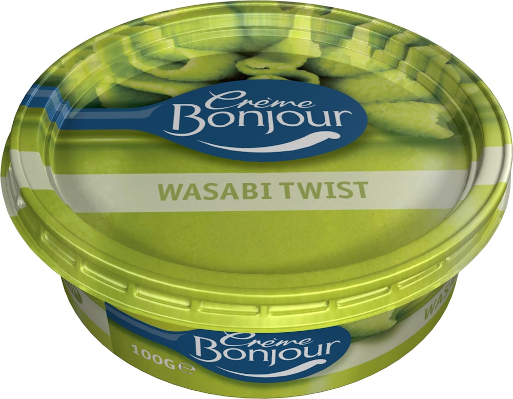 Creme Bonjour Färskost Wasabi Twist Laktosfri Crème Bonjour
