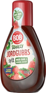 Bob Jordgubbssylt Liten Squeezy 390g BOB