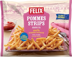 Felix Pommes Strips Fryst 900g Felix