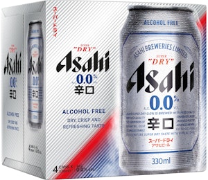 Asahi Super Dry Öl Alkoholfri 4x33cl Asahi Super Dry