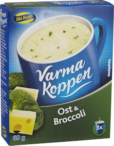 Blå Band Ost/Broccolisoppa 3x2dl Varma Koppen
