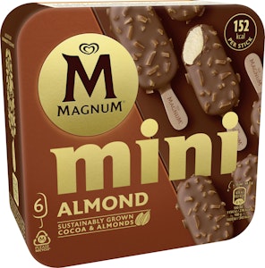 Magnum Mini Almond 6-p GB Glace