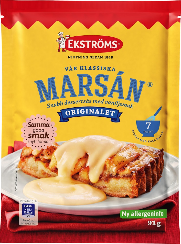 Ekströms Marsán Snabb Dessertsås 91g Ekströms