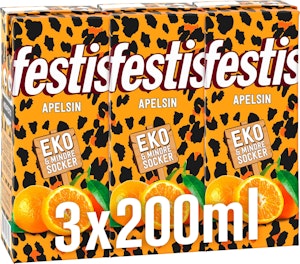 Apelsin Eko 3X200ml