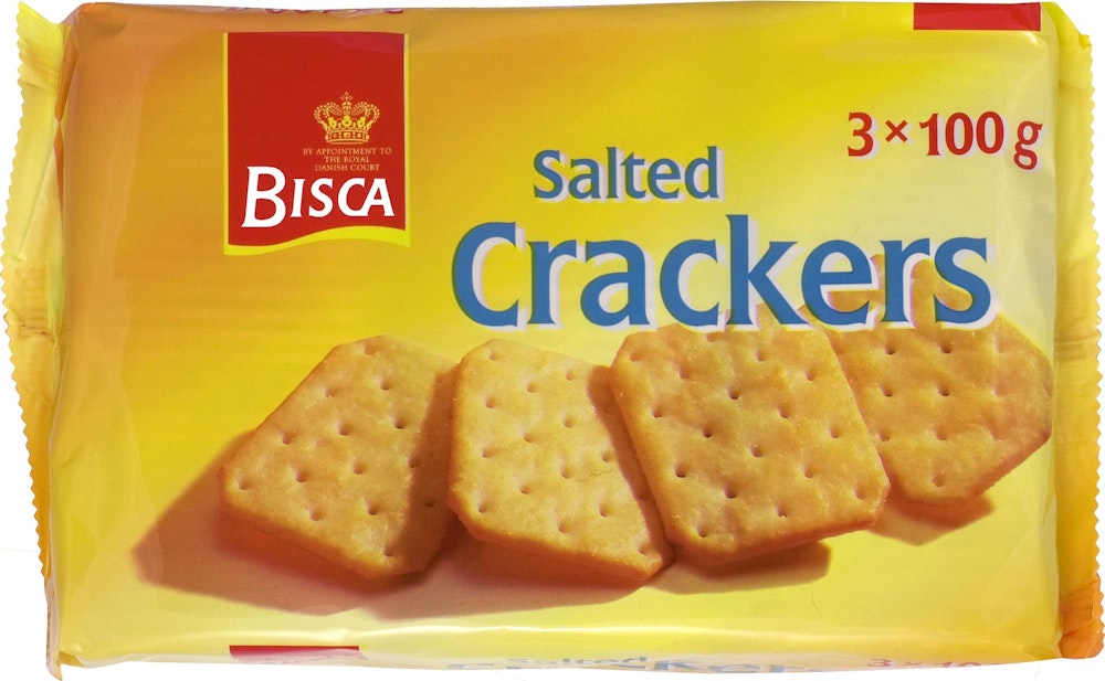 Bisca Salted Crackers 3x Bisca