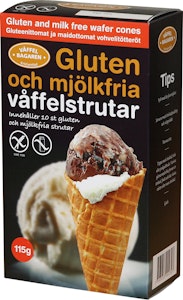 Våffelbagaren Våffelstrutar Glutenfri Mjölkfri 10-p Våffelbagaren