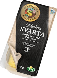 Wästgöta Kloster Munkens Svarta 31% Skivad 300g Wästgöta Kloster