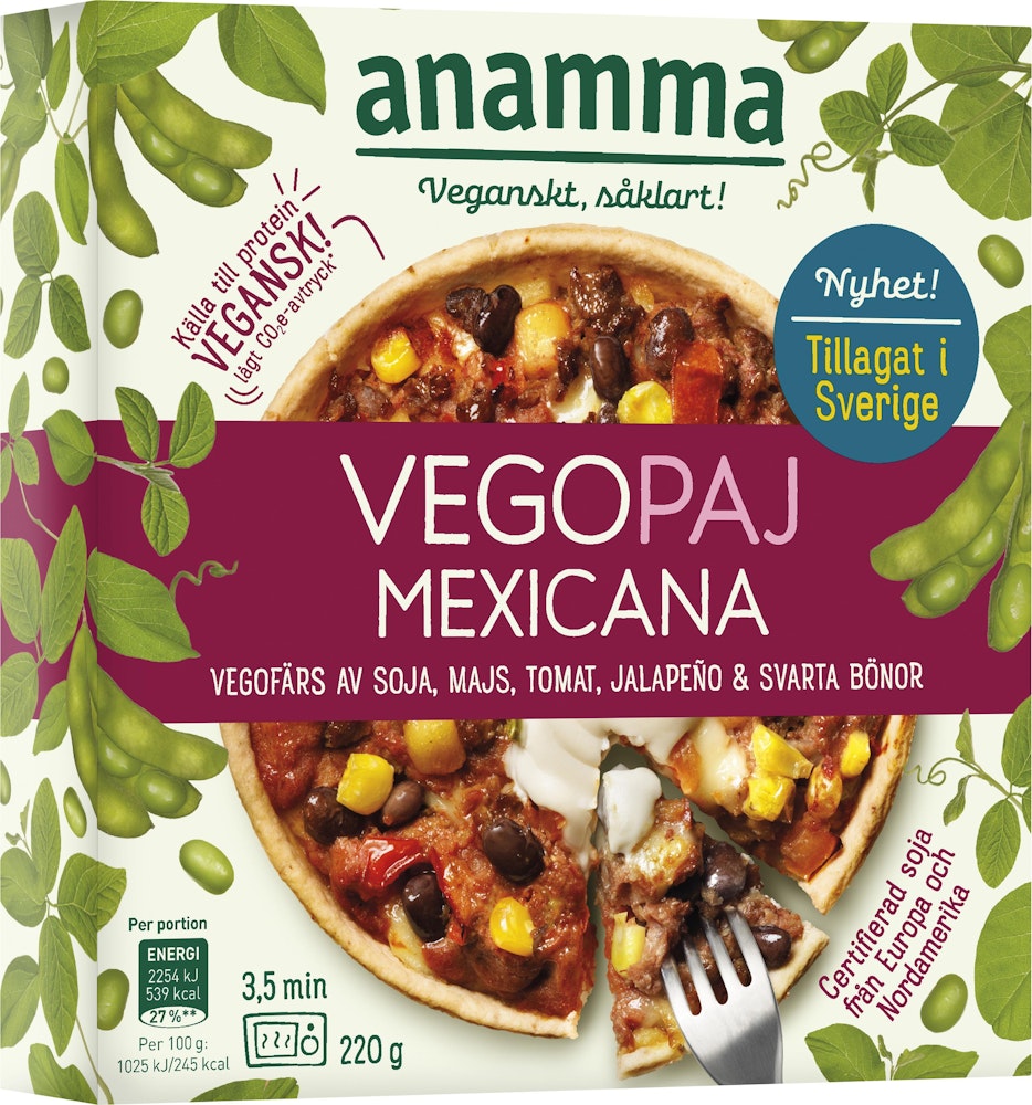 Anamma Vegopaj Mexicana Fryst Anamma