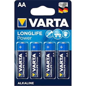 Varta Alkaliskt Batteri AA/LR6 4-p Longlife Power Varta