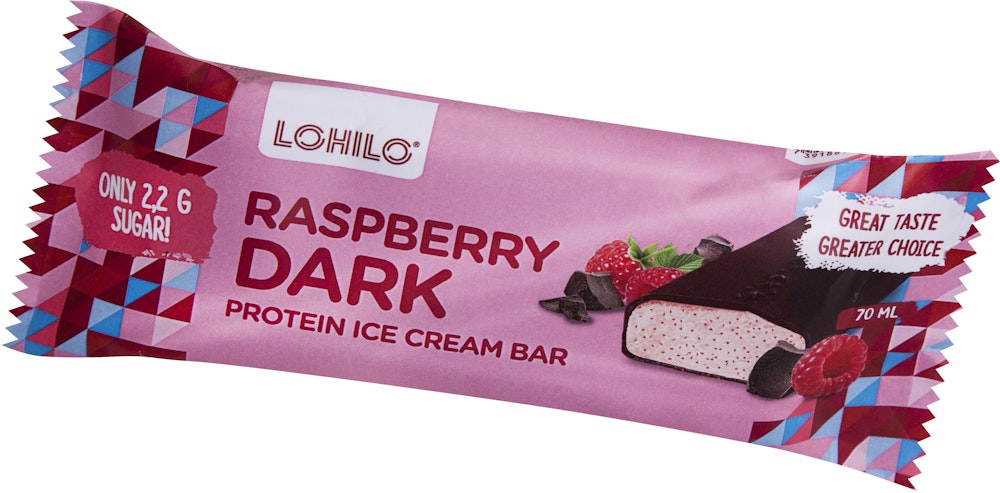 Lohilo Proteinglass Raspberry Dark Lohilo