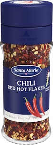 Santa Maria Chilipeppar Red Hot Flakes 28g Santa Maria