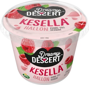 Dreamy Dessert Kesella® Dessertkvarg Hallon 5% 250g Dreamy Dessert
