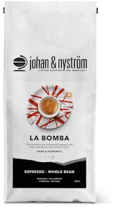 Johan & Nyström Kaffe Espresso La Bomba Hela Bönor 500g Johan & Nyström