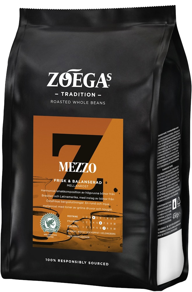 Zoegas Kaffebönor Mezzo 450g Zoegas