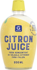Garant Citronjuice från Koncentrat 200ml Garant