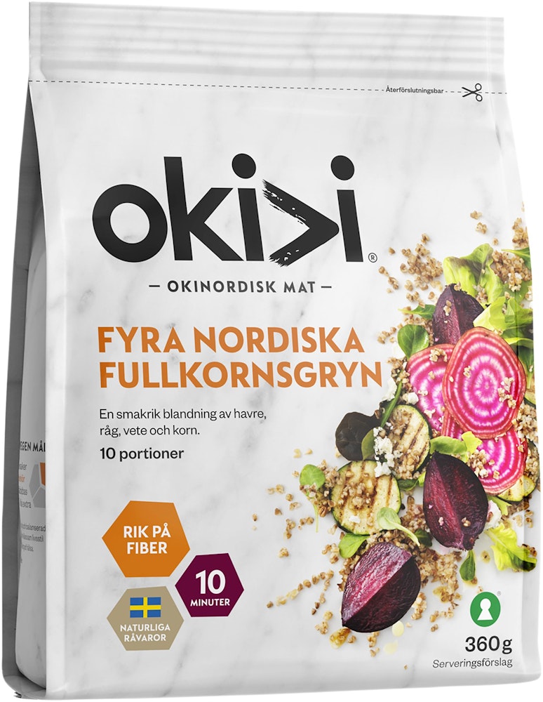Okivi Fyra Nordiska Fullkornsgryn Okivi