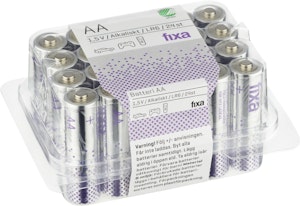 Fixa Batterier AA 24-p Fixa