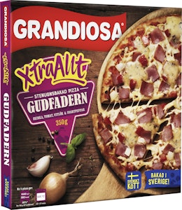Grandiosa Pizza X-tra allt Gudfadern Fryst 350g Grandiosa