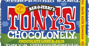 Tony's Chocolonely Mörk Choklad Chocolate Brownie Fairtrade 180g Tony'S Chocolonely