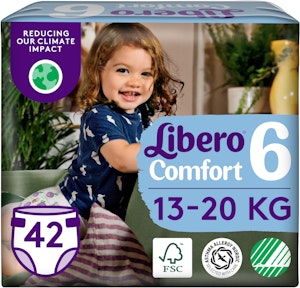 Libero Blöja Comfort (6) 13-20kg 42-p Libero