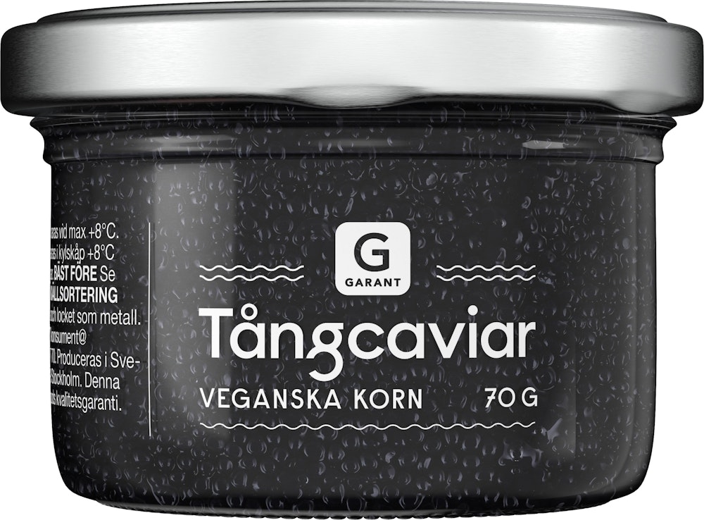 Garant Tångcaviar Svart Vegansk 70g Garant