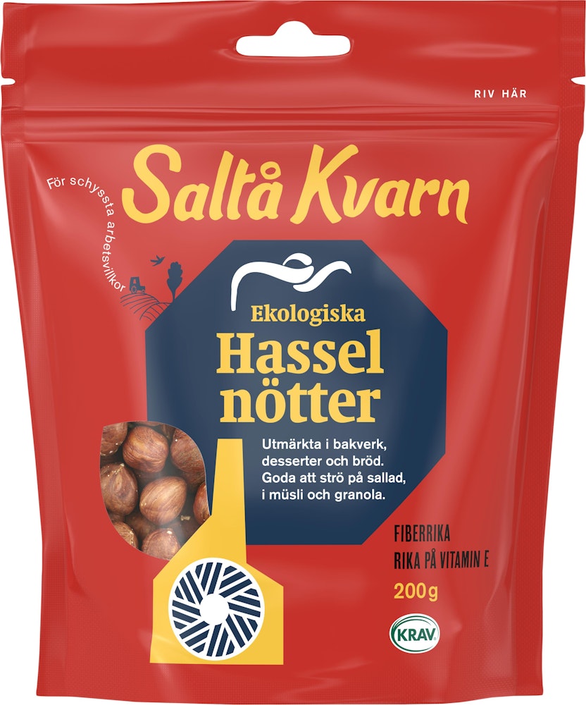 Saltå Kvarn Hasselnötter EKO/KRAV Saltå Kvarn
