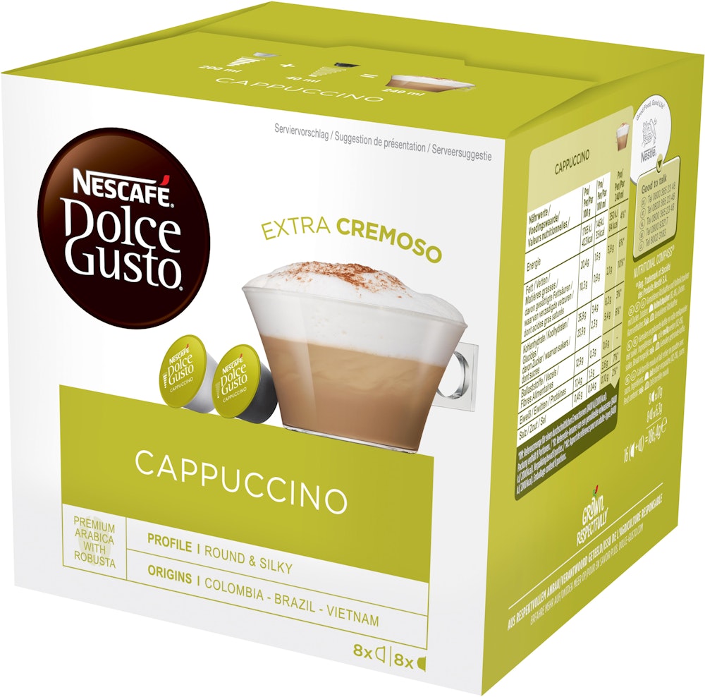 Nescafé Dolce Gusto Kaffekapslar Cappuccino 8-p Nescafé Dolce Gusto