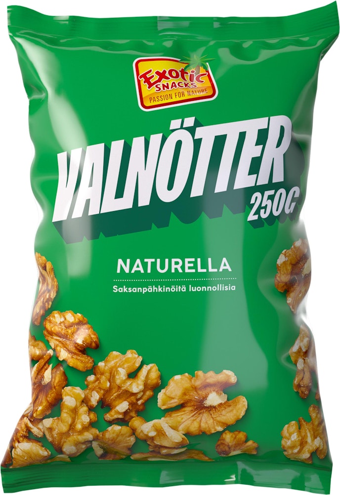 Exotic Snacks Valnötter Naturella 250g Exotic Snacks