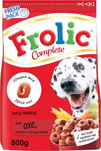 Frolic Torrfoder för Hund Oxkött 800g Frolic