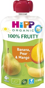 Hipp Smoothie Banan, Päron & Mango 4M EKO 100g Hipp