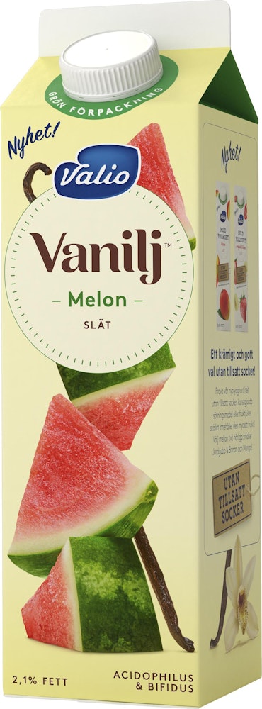 Valio Yoghurt Vanilj & Melon 2,2% 1000g Valio