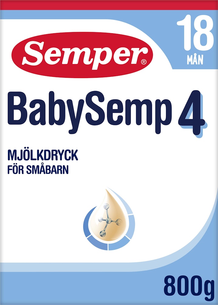 Semper Mjölkdryck BabySemp 4 18M 800g Semper