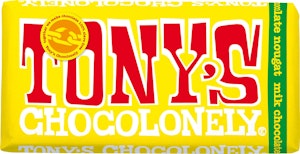 Tony's Chocolonely Mjölkchoklad Nougat Fairtrade 180g Tony's Chocolonely