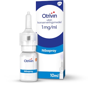 Otrivin Nässpray Xylometazolinhydroklorid 1mg/ml 10ml Otrivin