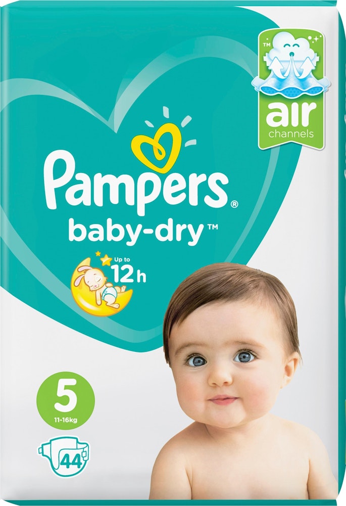 Pampers Blöjor Baby Dry (5) 11- 44-p Pampers