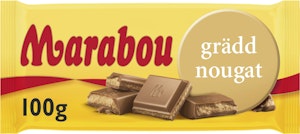 Marabou Chokladkaka Gräddnougat 100g Marabou
