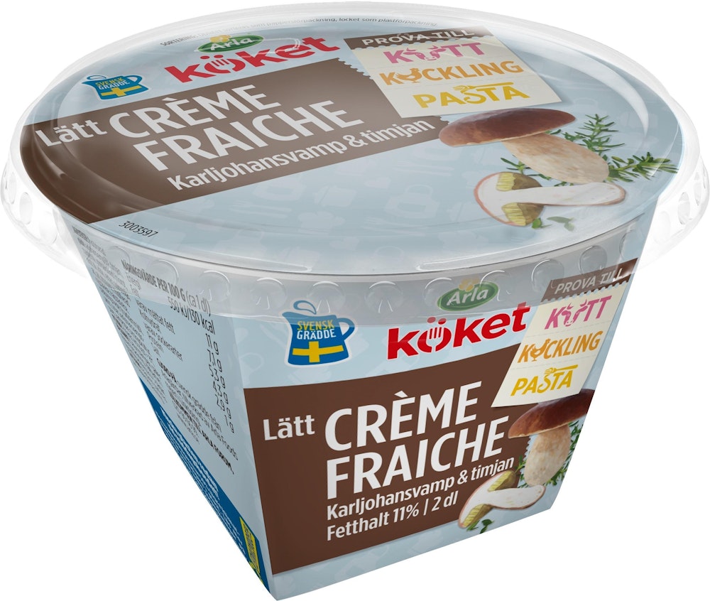 Arla Köket Crème Fraiche Lätt Karljohansvamp & Timjan 11% Arla