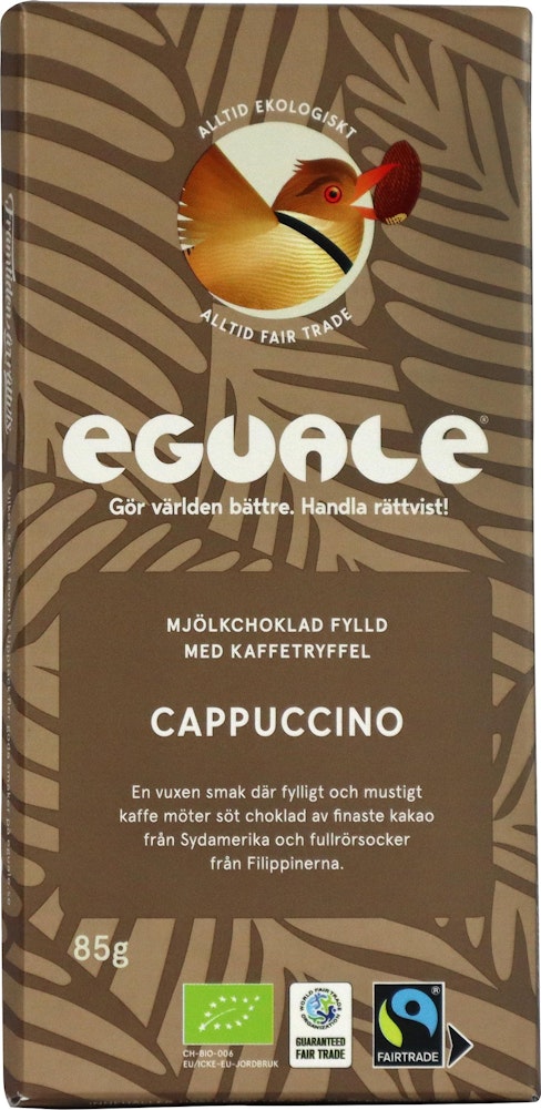 Eguale Choklad Cappuccino EKO/Fairtrade 85g Eguale