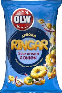 OLW Ringar Sourcream Onion Olw