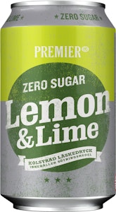 Premier Lemon & Lime Zero Sugar 33cl Premier