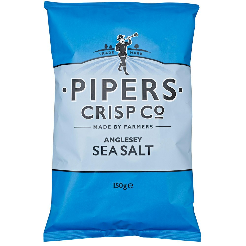 Pipers crisps Angelsey Sea Salt Pipers Crisps