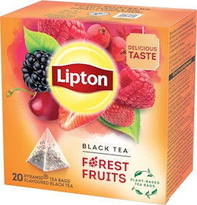 Lipton Svart Te Forest Fruit Pyramidte 20-p Lipton