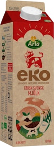 Arla Ko Ekologisk Färsk Standardmjölk EKO/KRAV 3% 1L Arla